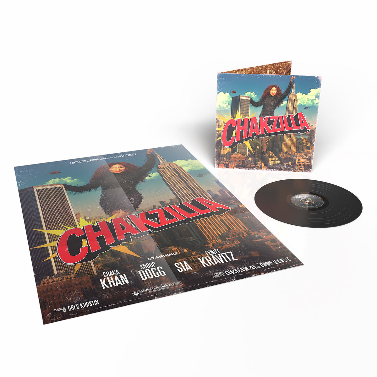 CHAKZILLA - Black Eco Heavyweight LP