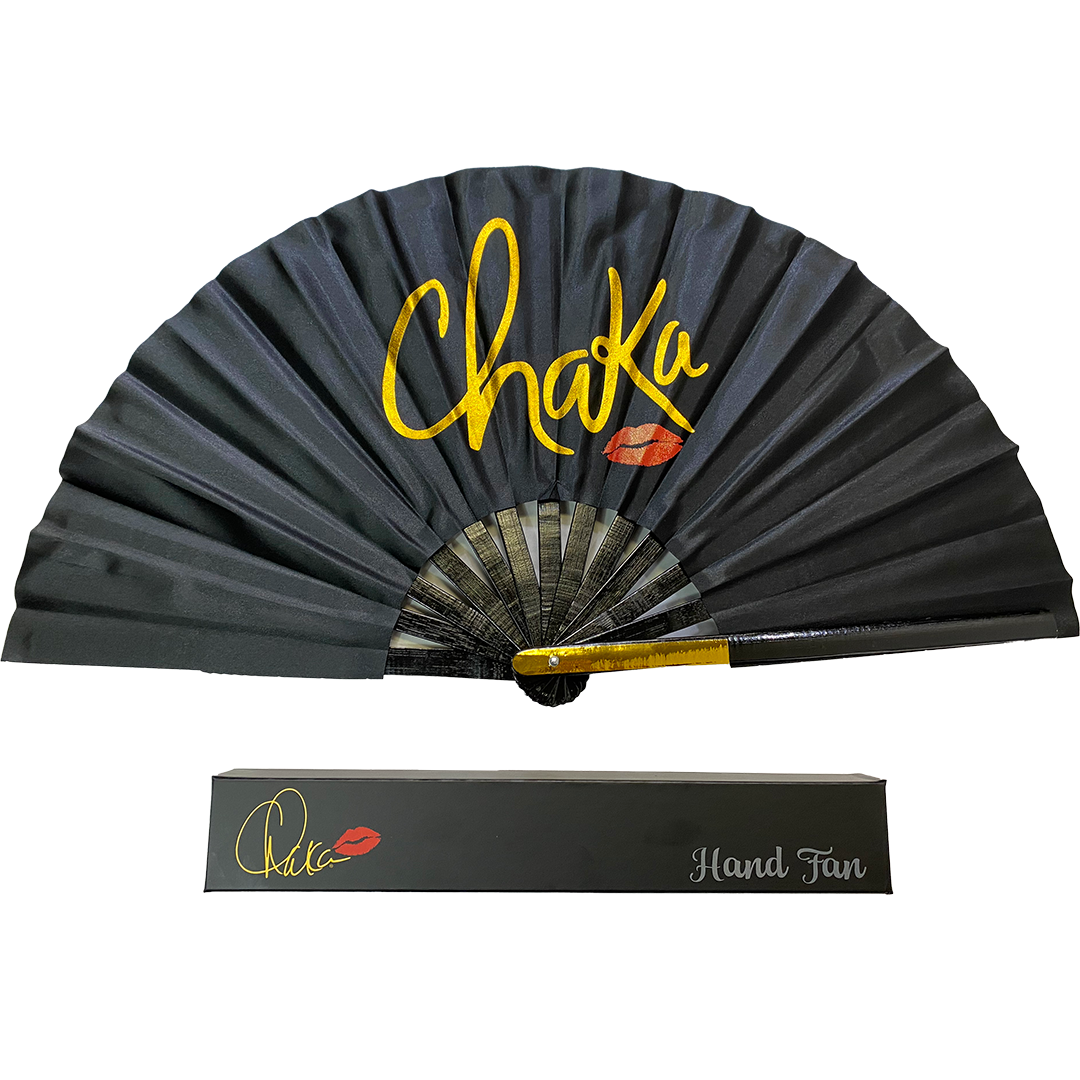Chaka Khan "Lips Logo" LIMITED EDITION Papillion Hand Fan