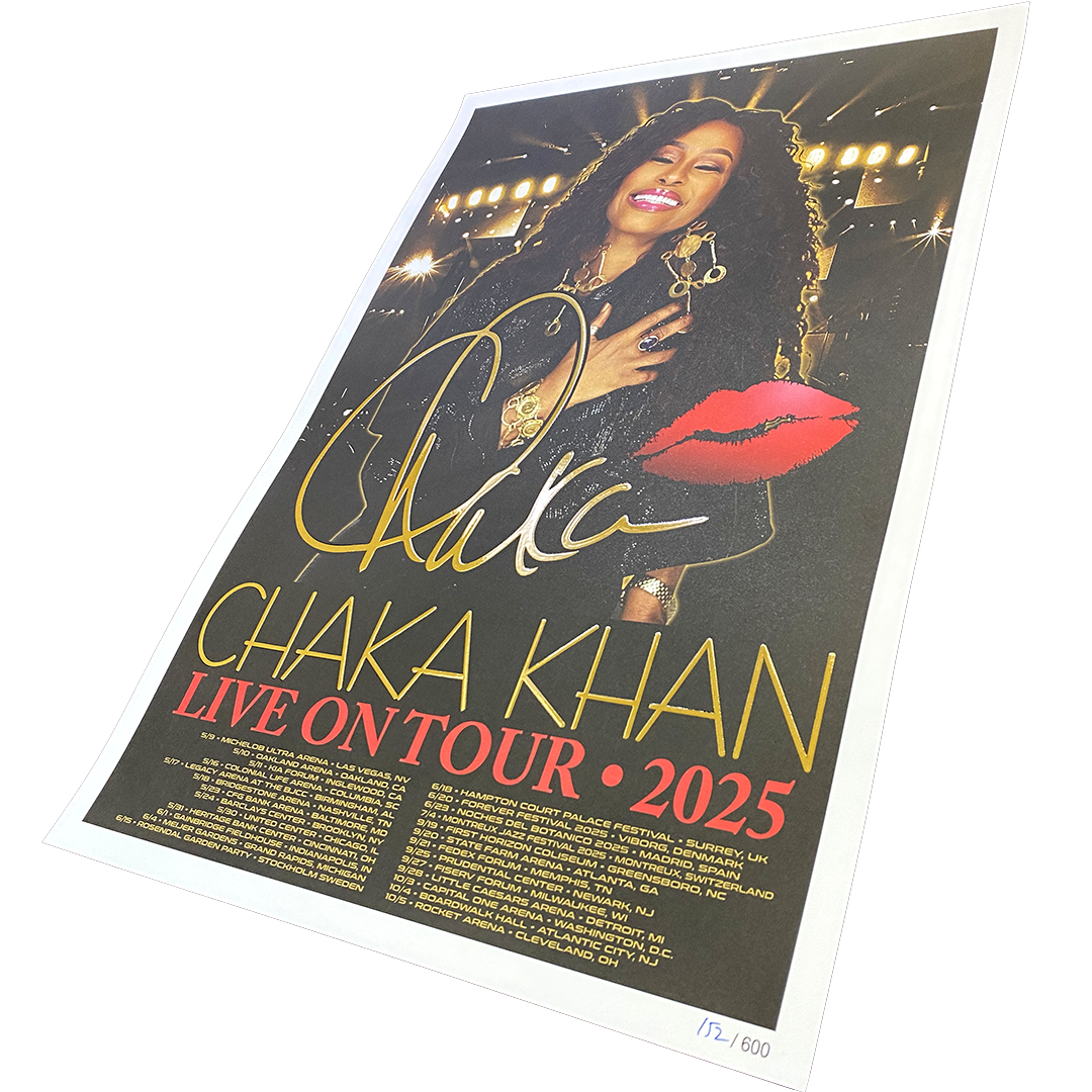 "Live On Tour 2025" Limited Edition Poster