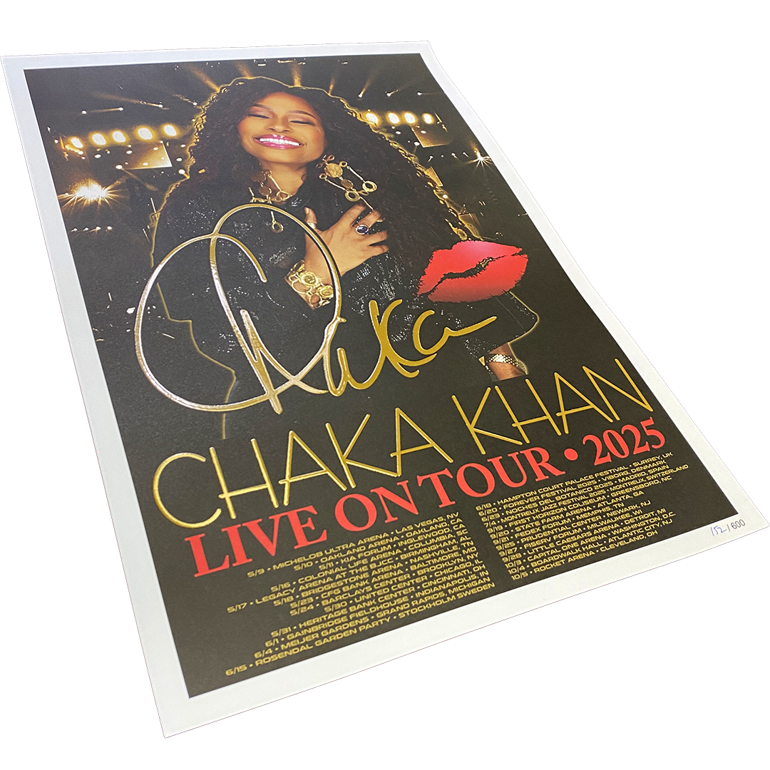"Live On Tour 2025" Limited Edition Poster