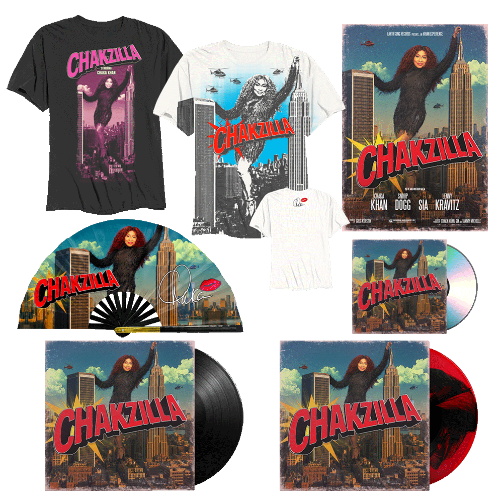 CHAKA KHAN: CHAKZILLA COLLECTOR BUNDLE + SIGNED A4 PRINT