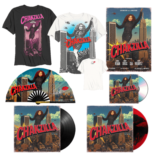 CHAKA KHAN: CHAKZILLA COLLECTOR BUNDLE + SIGNED A4 PRINT