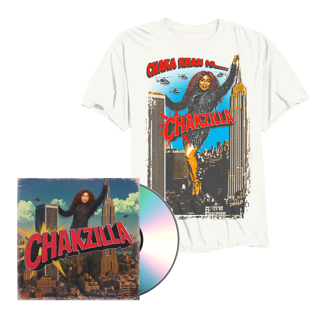 CHAKA KHAN: TEE OFF BUNDLE + SIGNED A4 PRINT
