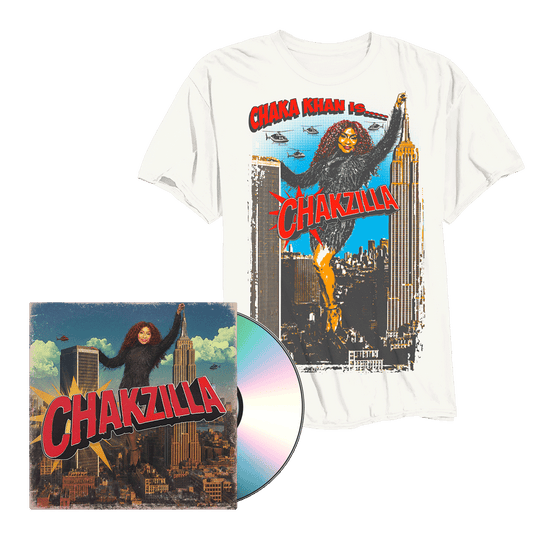 CHAKA KHAN: TEE OFF BUNDLE + SIGNED A4 PRINT