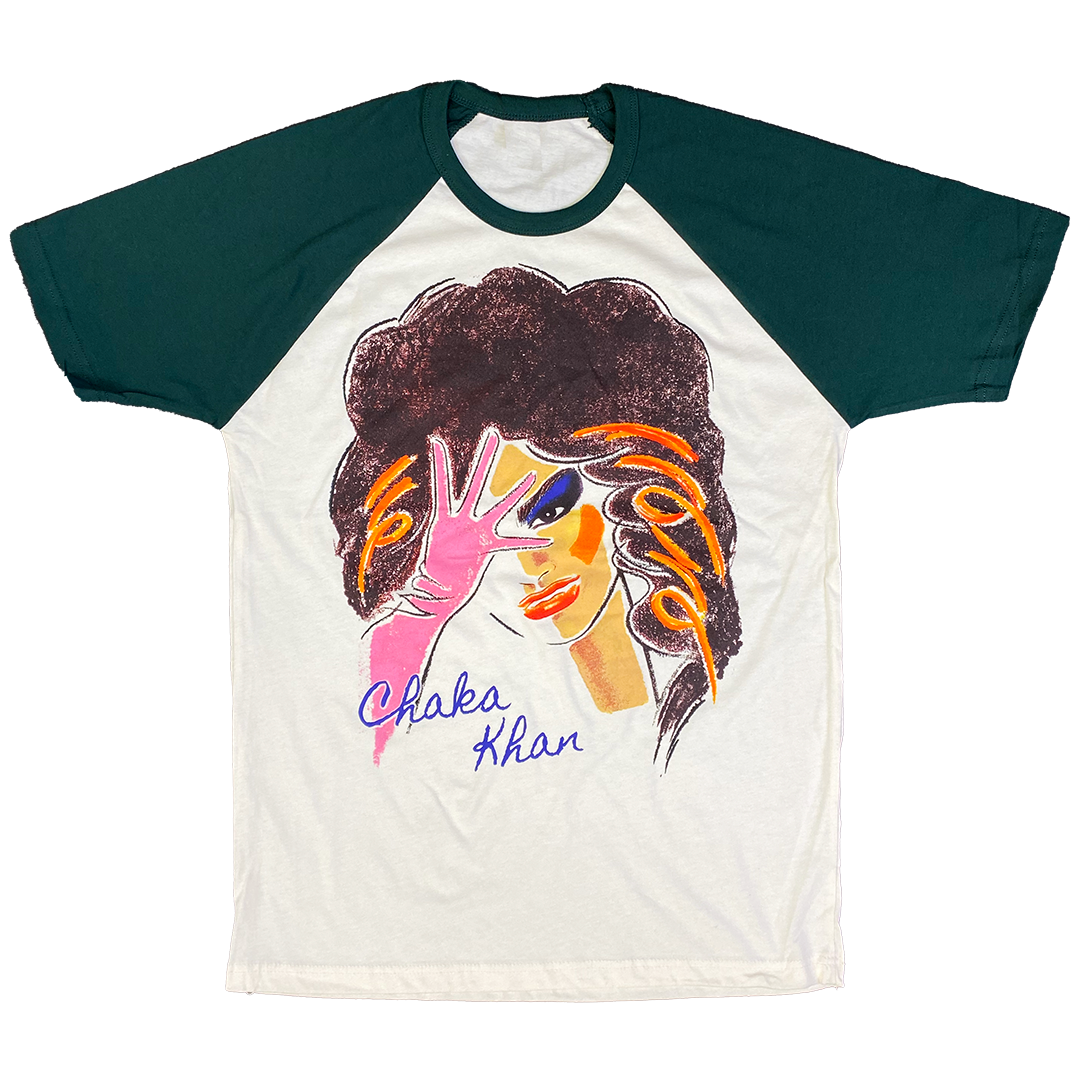 Chaka Khan "Illustration" Raglan T-Shirt
