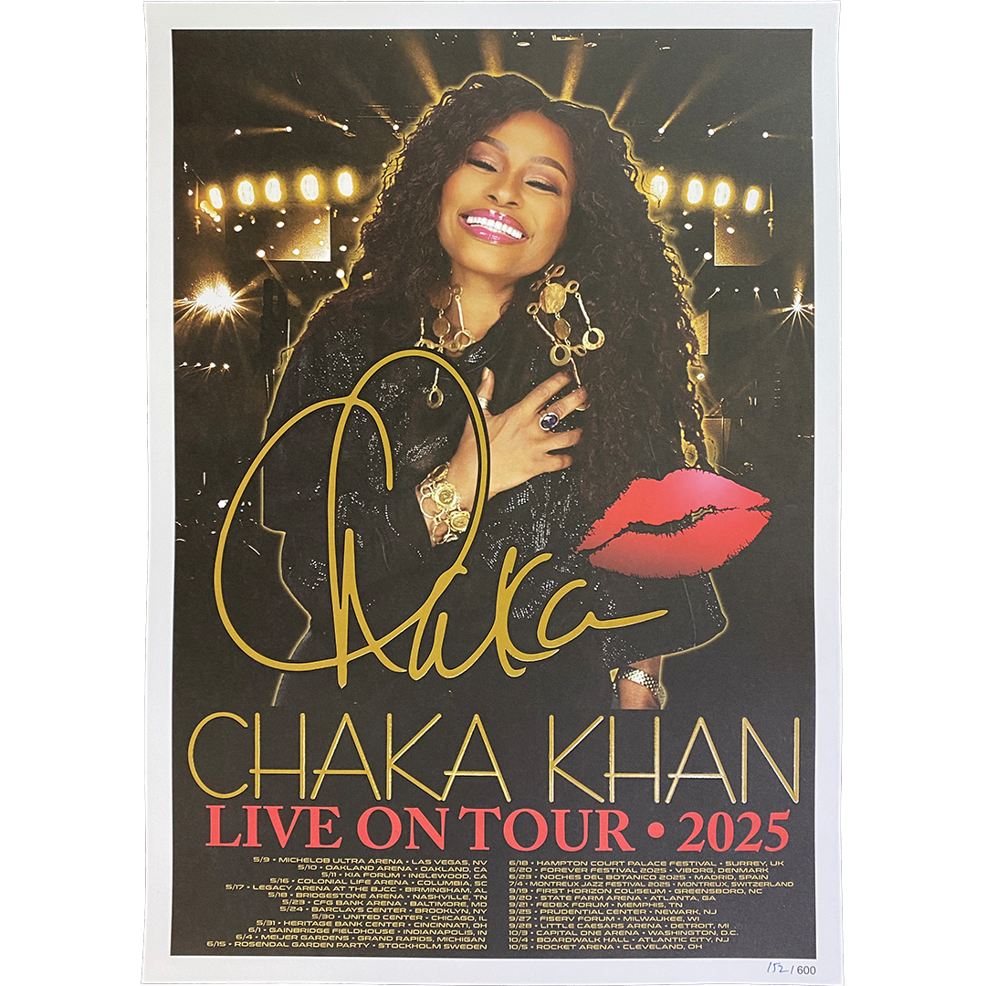 "Live On Tour 2025" Limited Edition Poster