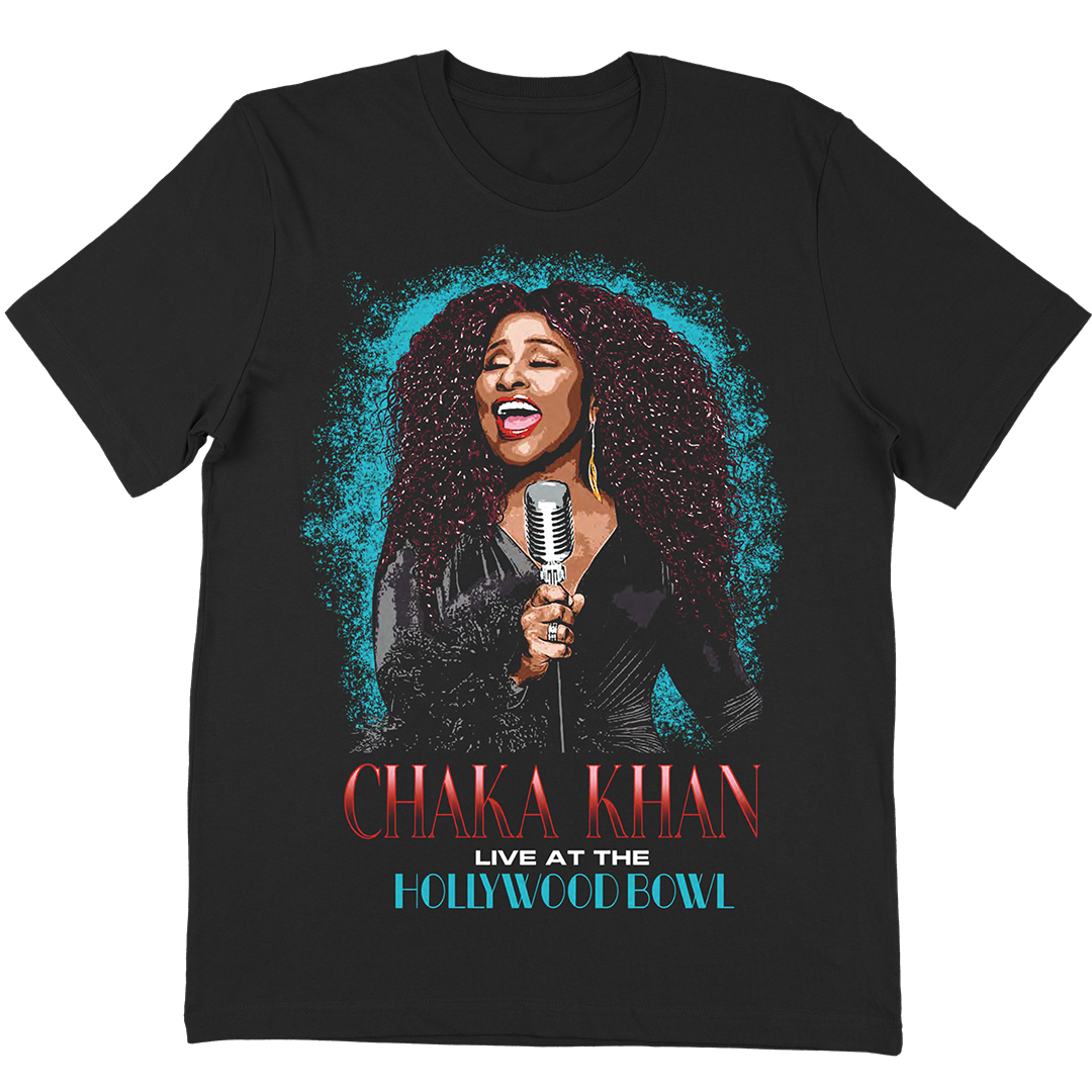 Chaka Khan "Live At The Hollywood Bowl Microphone" T-Shirt